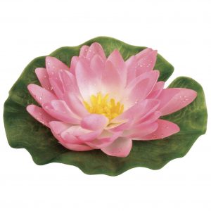 Decoratiune lac nufar matase roz 7995