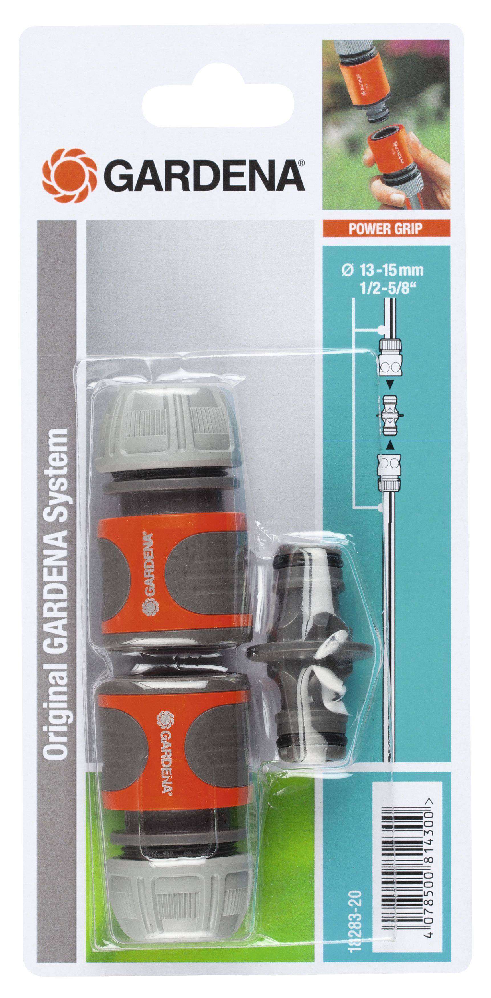 SET CONECTORI PENTRU FURTUN 13MM (1/2") 15MM (5/8") SI NIPLU INTERMEDIAR 18283